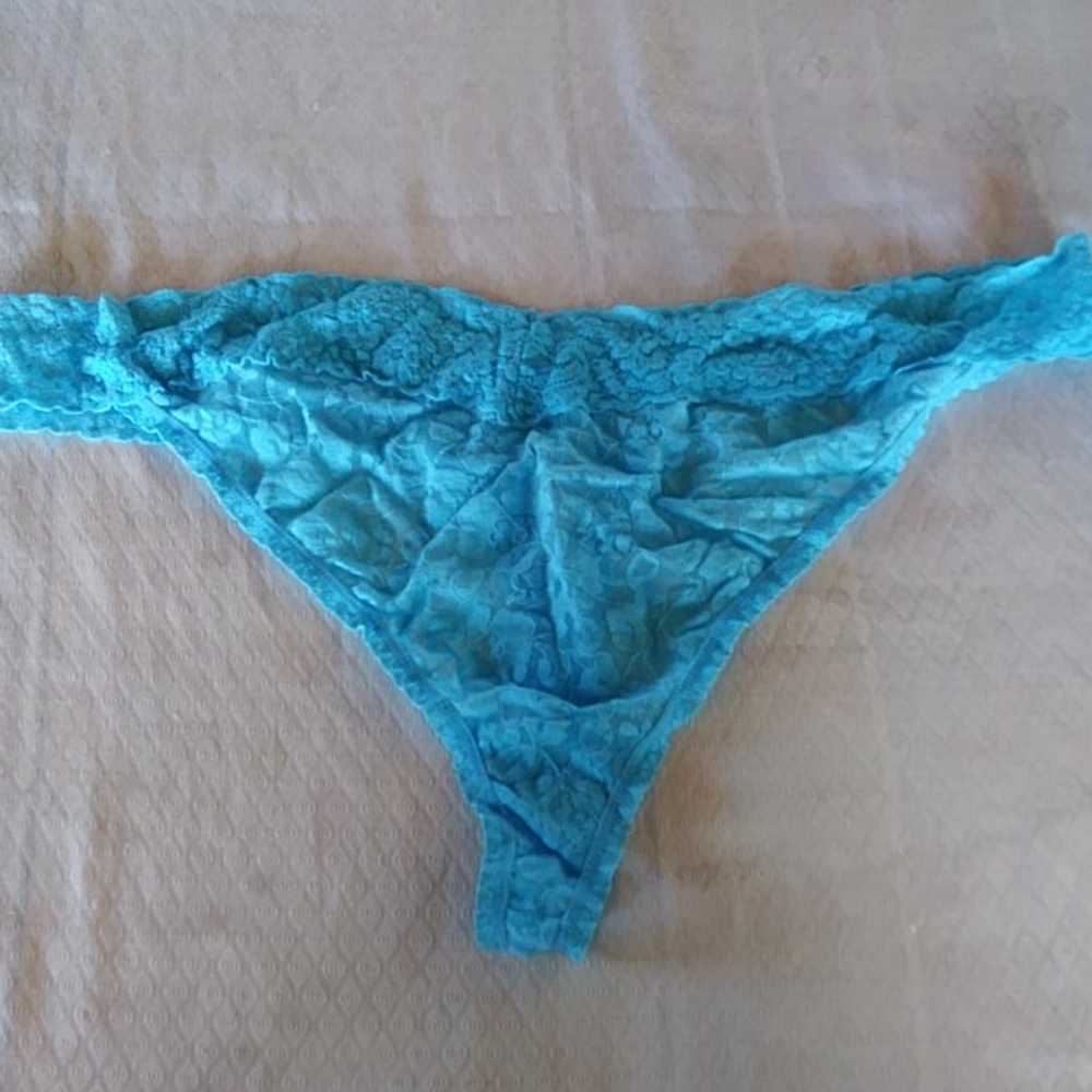 Cacique blue thong panties plus size 22/24